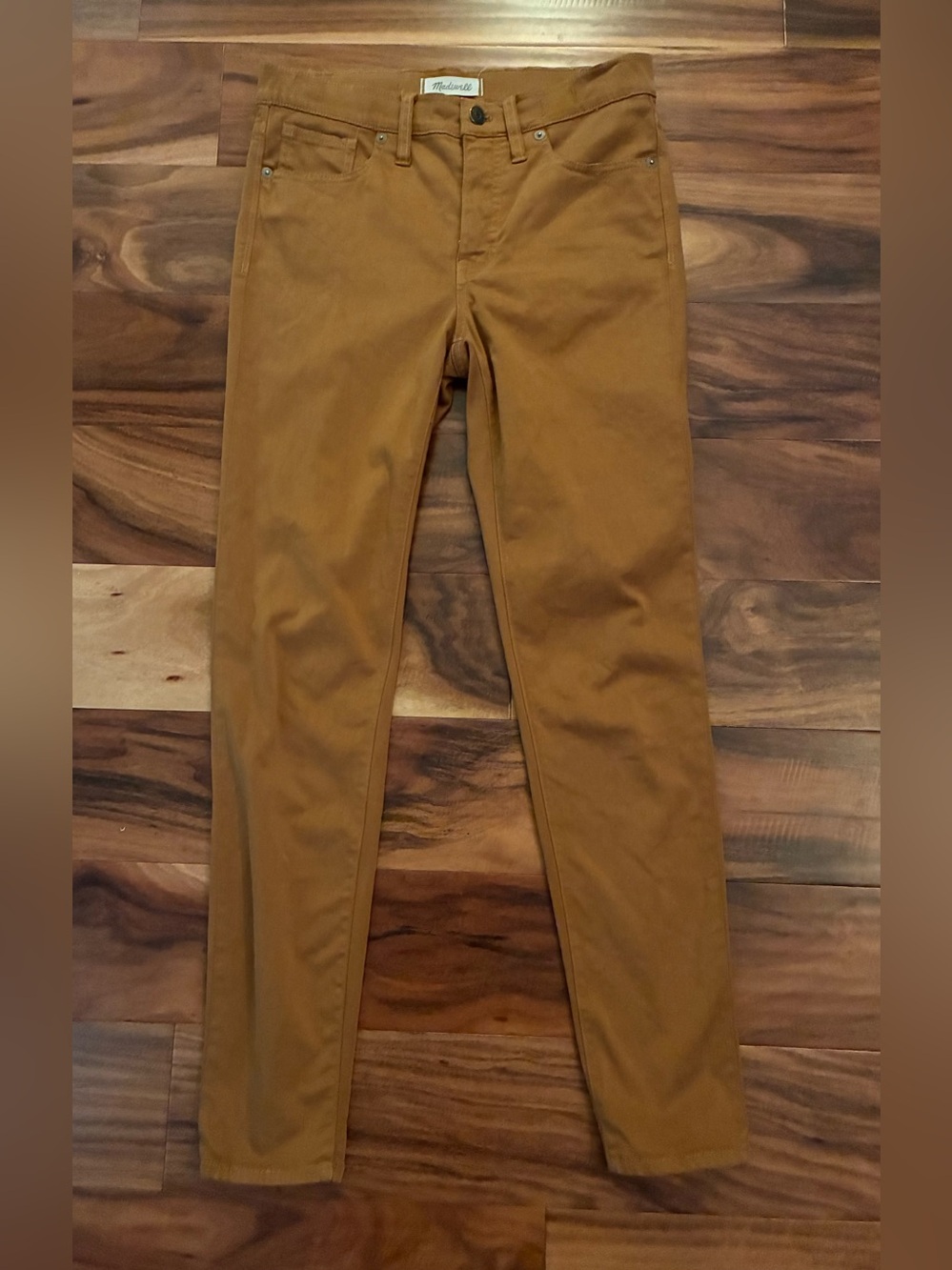 Madewell Skinny Pants in Caramel